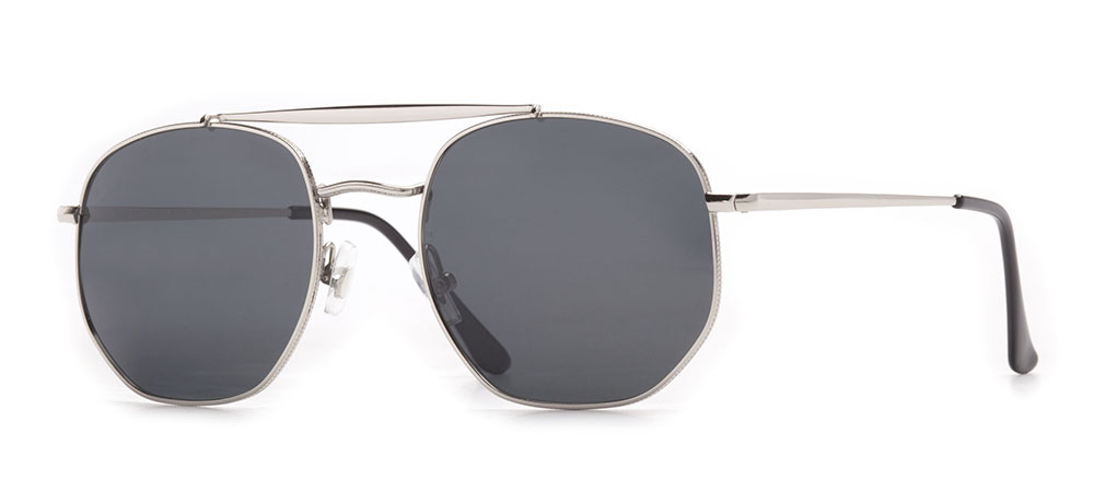 BENX SUNGLASSES Sunglasses Teenage Man Geometrical Full-Rimmed Metal Polarize BXGÜNŞ 8013.53-C.01